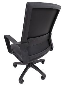 Офисное кресло CHAIRMAN 606 ЭКО, экокожа, черный